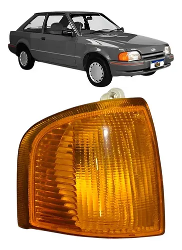 Lanterna Dianteira Direita Escort 1987 A 1992 Pisca Ambar Âmbar
