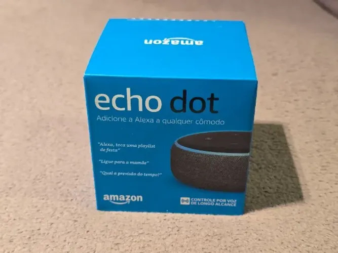 Amazon Echo Dot LACRADO (3ª Geração) com Alexa - Cor Preta