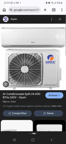 Ar condicionado 24.000 btus