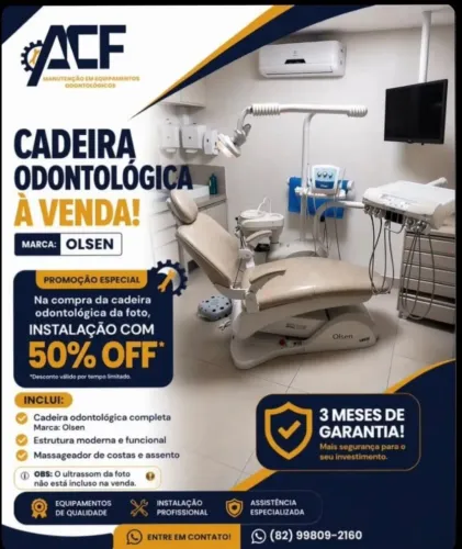 Cadeira Olsen Semi-Nova Completa + Massageador + 3 Meses Garantia |