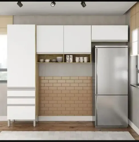 Armário de cozinha Bartira Jaspe