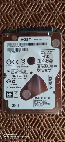 Hd mini HGST disco rígido 500gb HDD