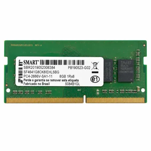 Memória RAM DDR4 Smart 8GB 2666MHz - SF4641G8CK8IEHLSBG