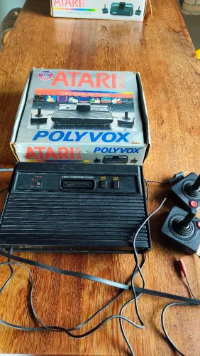 Atari vídeo game polivox dactar Cce Dismac leia o anúncio