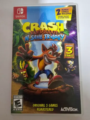Crash Bandicoot Trilogy e CTR. Jogo de Nintendo Switch.