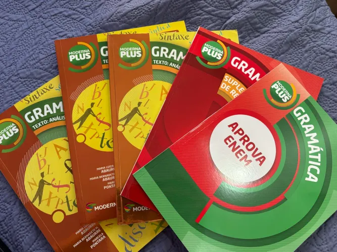 Coleção Moderna Plus - Gramática Completa + Aprova ENEM | Excelente Estado