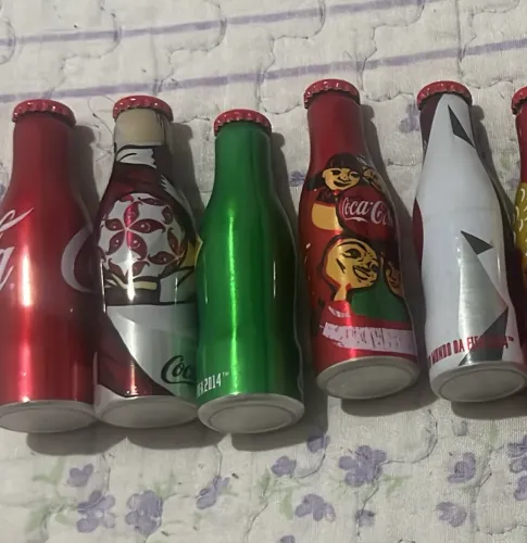 Mini Garrafinhas Coca-Cola Copa do Mundo 2014