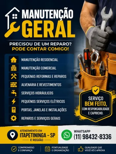 Manutenção e serviços gerais