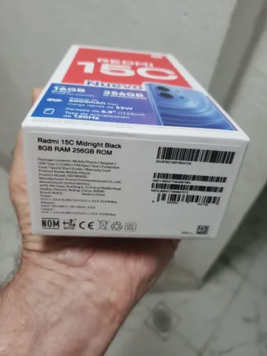 REDMI 15c 256 gigas + 16 de RAM 8+8