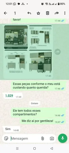 ARMÁRIO DE COZINHA NA CAIXA