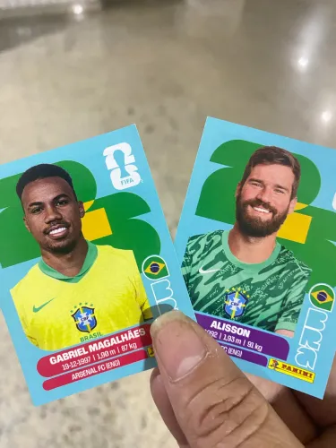 Figurinhas da copa 2026 - Brasil