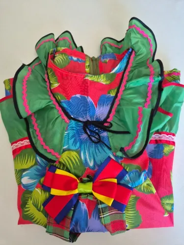 Vestido infantil são João menina