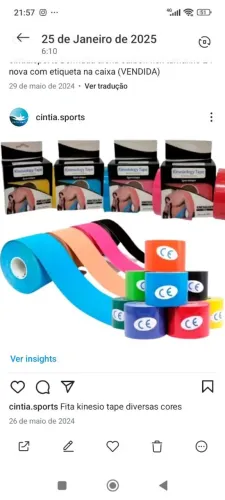 Fita elástica Kinesio