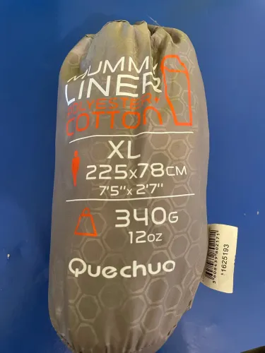 Lençol de Acampamento Mummy Liner XL