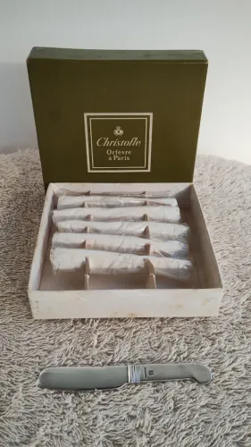 Conjunto 6 Facas para Manteiga ou Patê Christofle