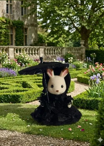 Roupinha Nosferatu Época Sylvanian Families