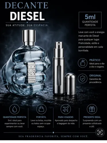 Decant Diesel Only The Brave 5ml - Perfume 100% Original