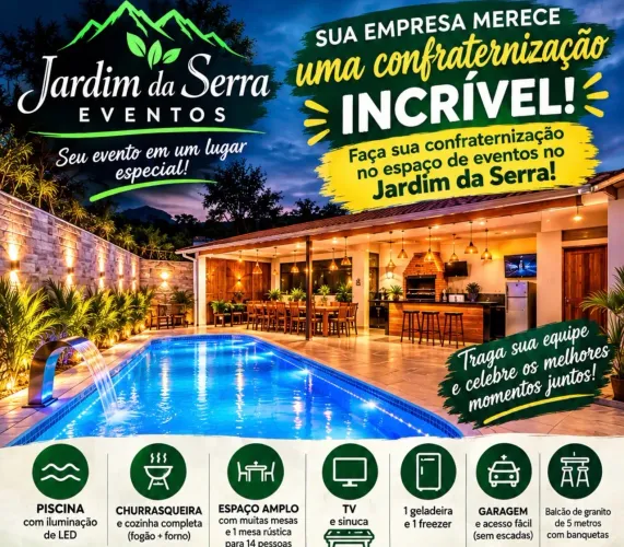 Espaço para Eventos, aluguel granja, aluguel para festas e confraternizações