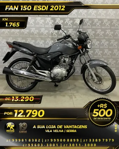 Moto Honda FAN 150 ESDI 2012