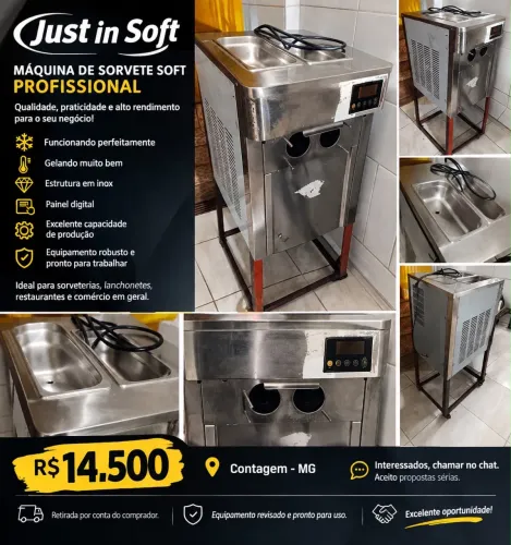 MAQUINA DE SORVETE oportunidade!