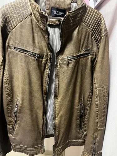 Jaqueta couro masculina