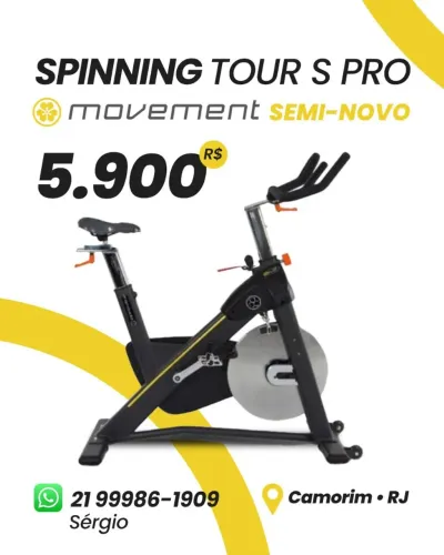 Spinning TOUR S PRO MOVEMENT SEMI- NOVA