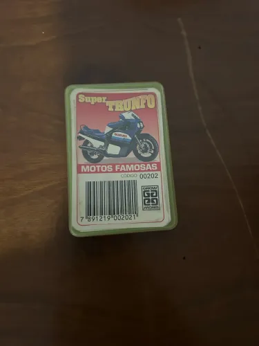 Super Trunfo Motos Famosas anos 90