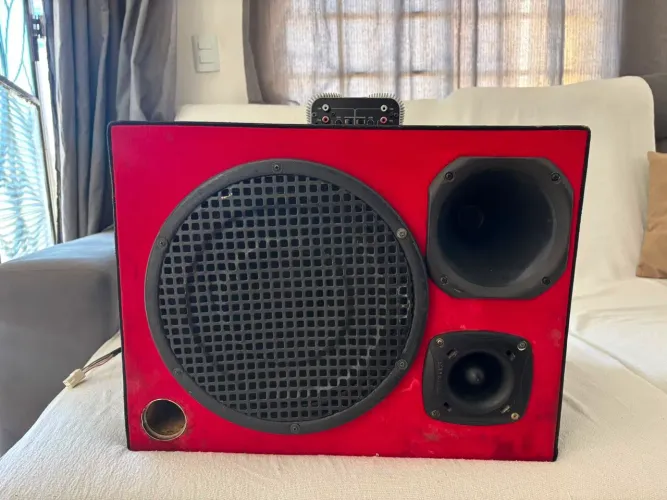 Caixa Trio Automotiva Completa + Módulo Amplificador