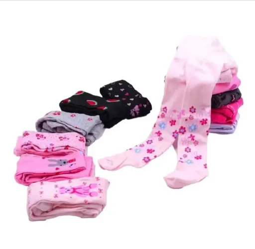 Meia Calça P/BEBÊ Pct Com 12Unidades Confira!