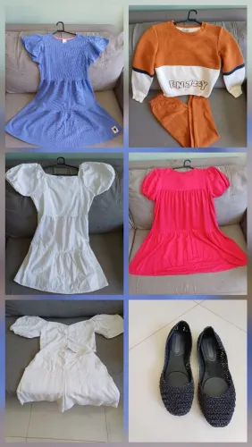 Kit roupas menina + Sapatilha (tam. 16 anos)