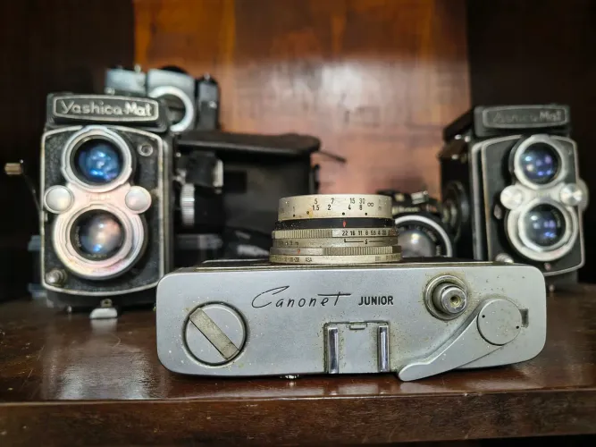 Canon Canonet Junior Analógica - Extremamente Linda!