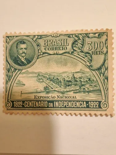 Antiguidade 1922 Centenário Independência 300 Réis