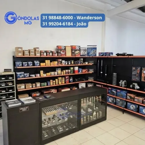 Balcao de aço balcao vitrine para auto peças