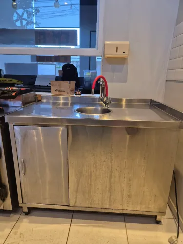 PIA INOX COZINHA INDUSTRIAL 
