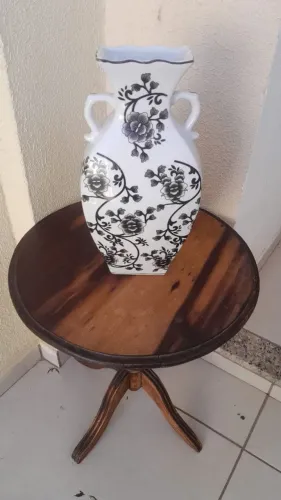Vaso chinês vintage em porcelana