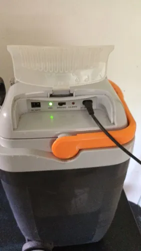 geladeira portátil 34litros frio calor 