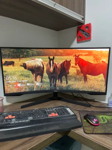 Computador Gamer com Monitor 34 Curvo