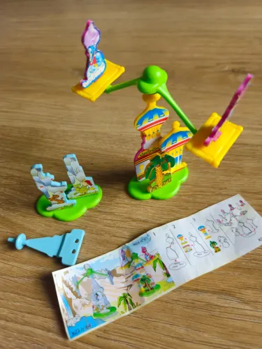 1 - Brinquedo Antigo Kinder Ovo anos 70/80/90/2000 - Acompanha folheto (BPZ)