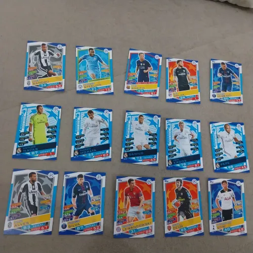 Cards originais da champions league