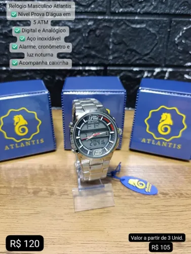 Relógio Masculino Atlantis