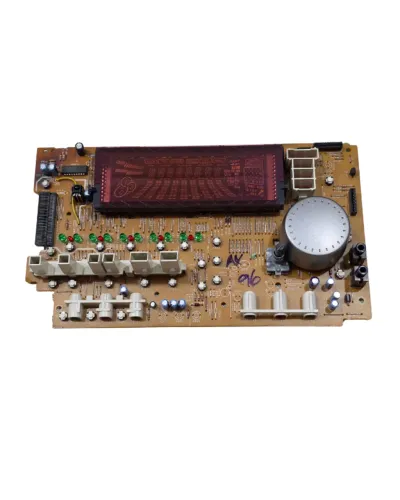 BSV260226 Parte Do Som Aiwa Nsx-av96 ( Placa Do Painel ) C/ Knob