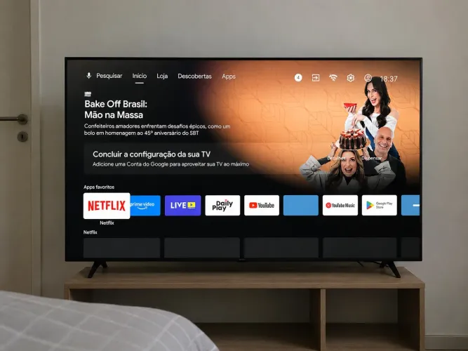 Televisão smart 55