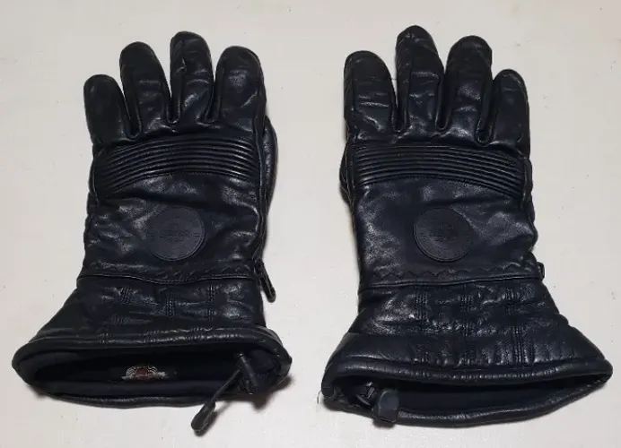 Luva de couro legítimo Harley-Davidson