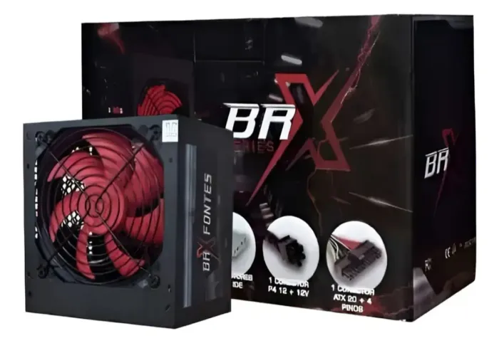 Fonte de Alimentação ATX 650W BRX Fontes