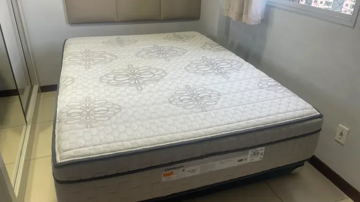 Cama Casal Box Ortobom