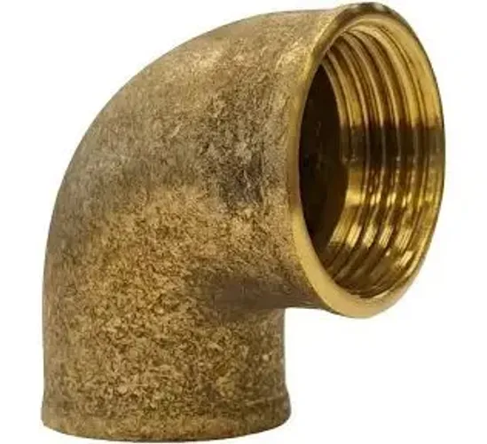 Joelho 3/4 e te 3/4 latão galvanizado rosca 