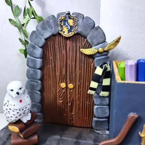 Diorama Porta-Caneta temático Harry Potter Sob Encomendater 