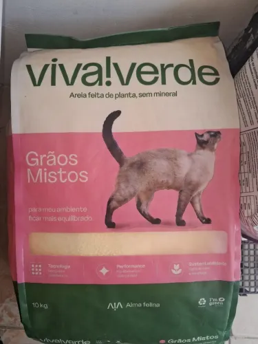 Areia Viva Verde para Quem Ama Gatos 