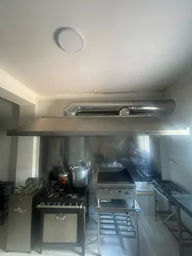 Coifa / exaustor / filtros e chapa inox pra parede