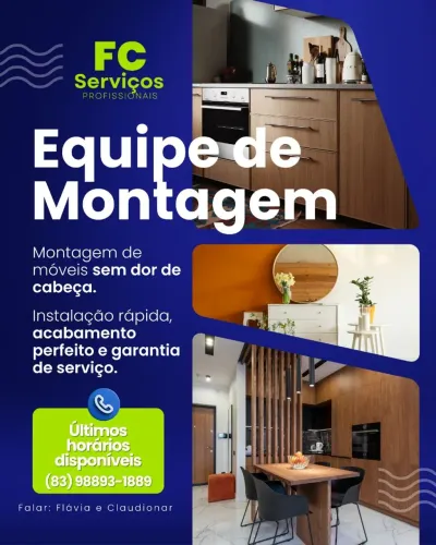 Montagem e desmontagem de móveis